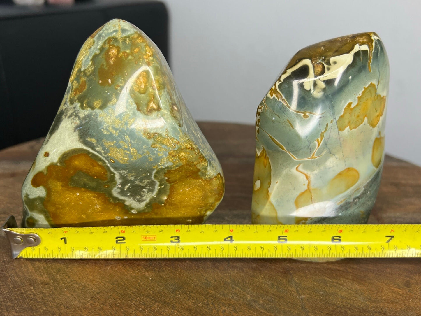 2 Piece polychrome Jasper Freeform Set 2lb 10.8oz