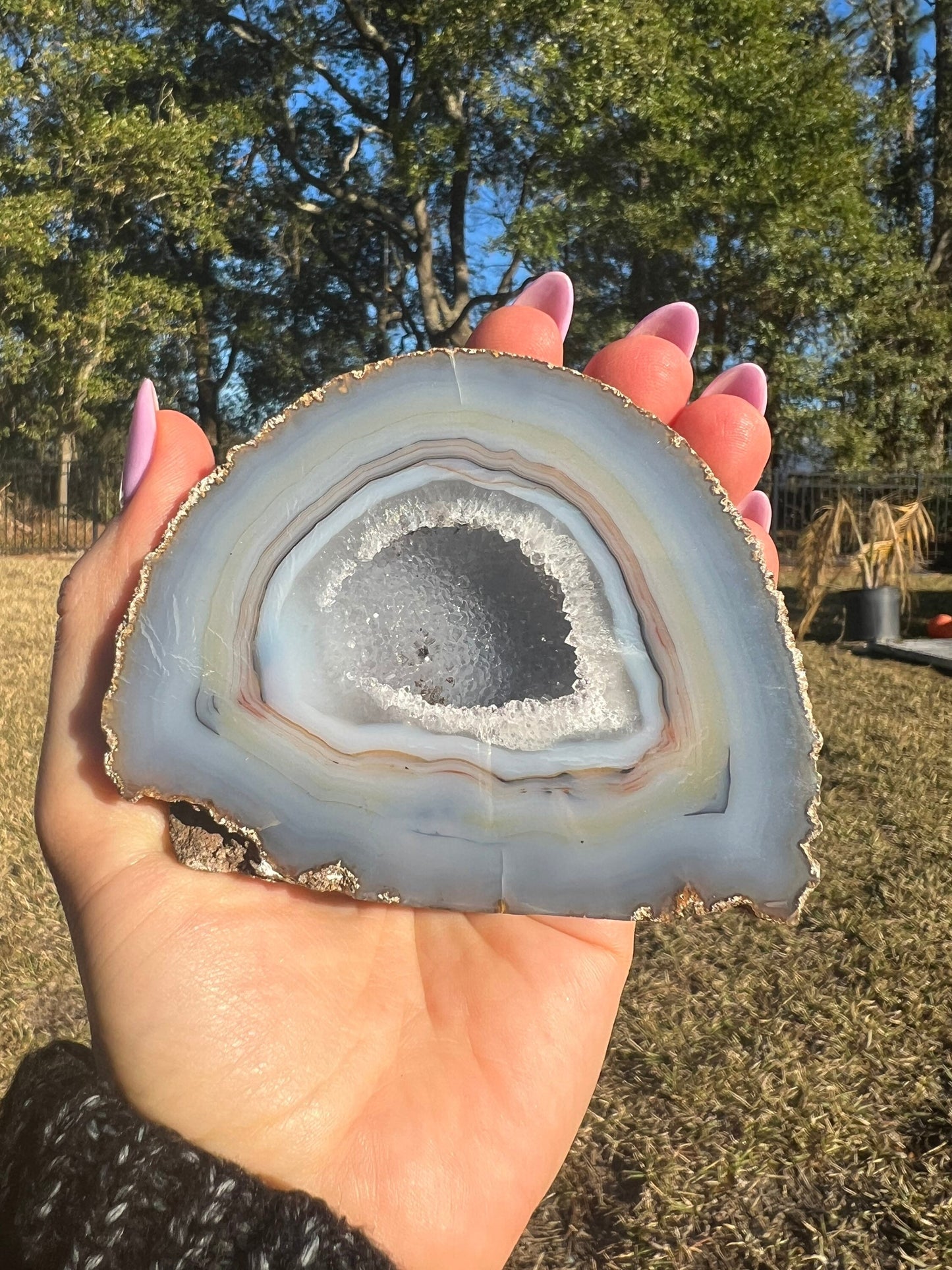 Geode 11oz and 3 inches tall from Brazil