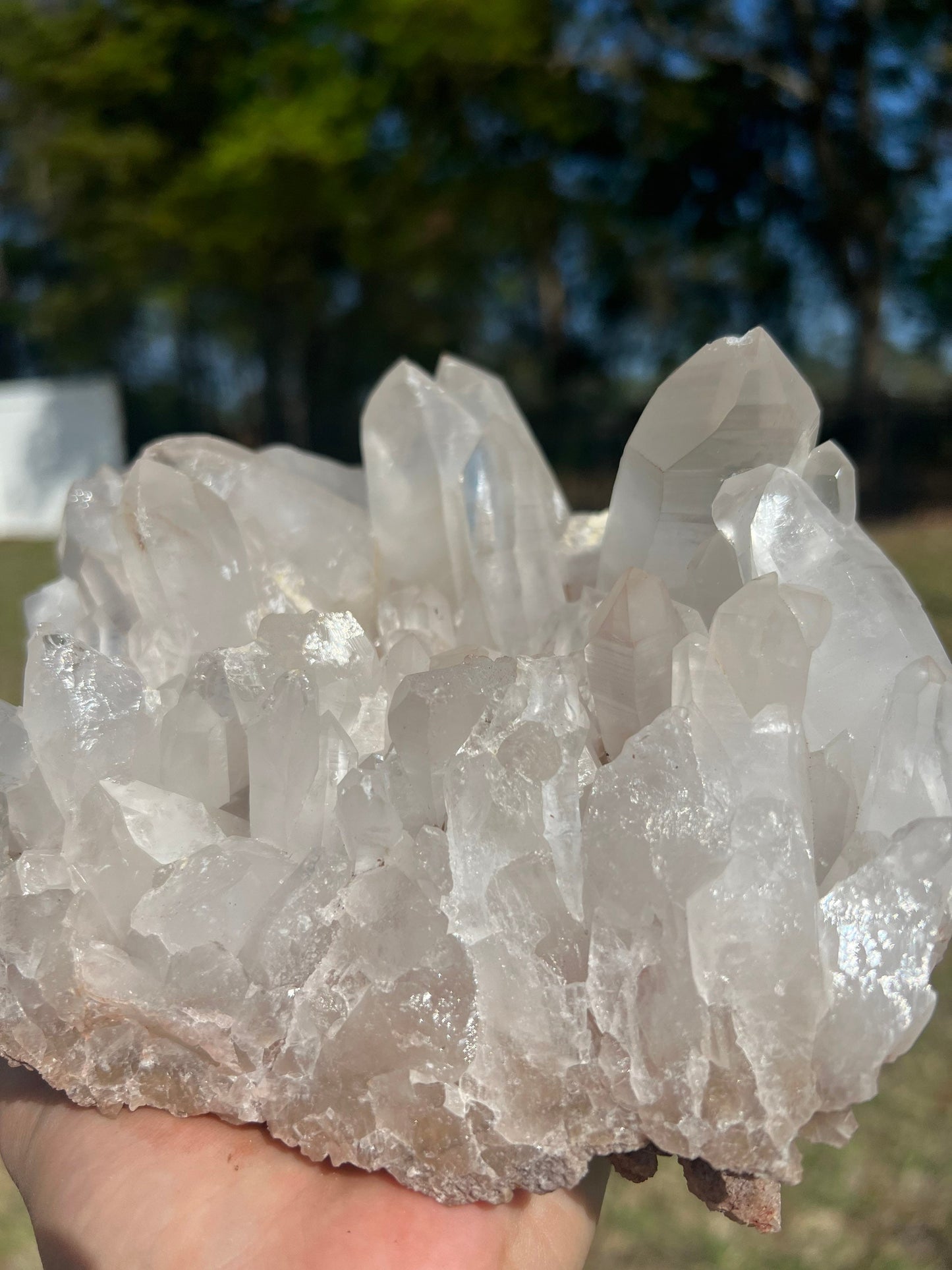 Natural crystal Quartz cluster 4 pounds 7oz