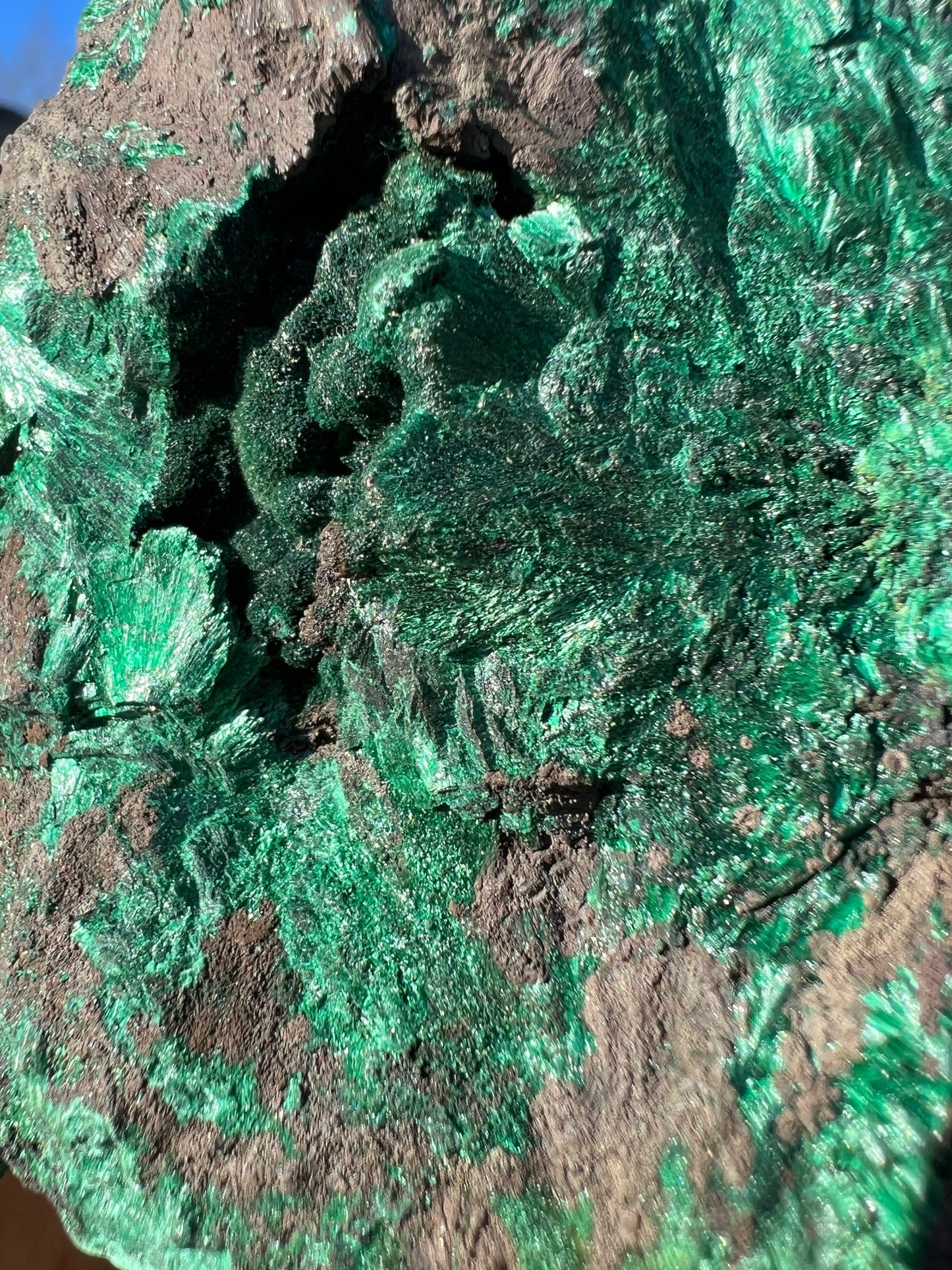 Rough natural malachite 432grams