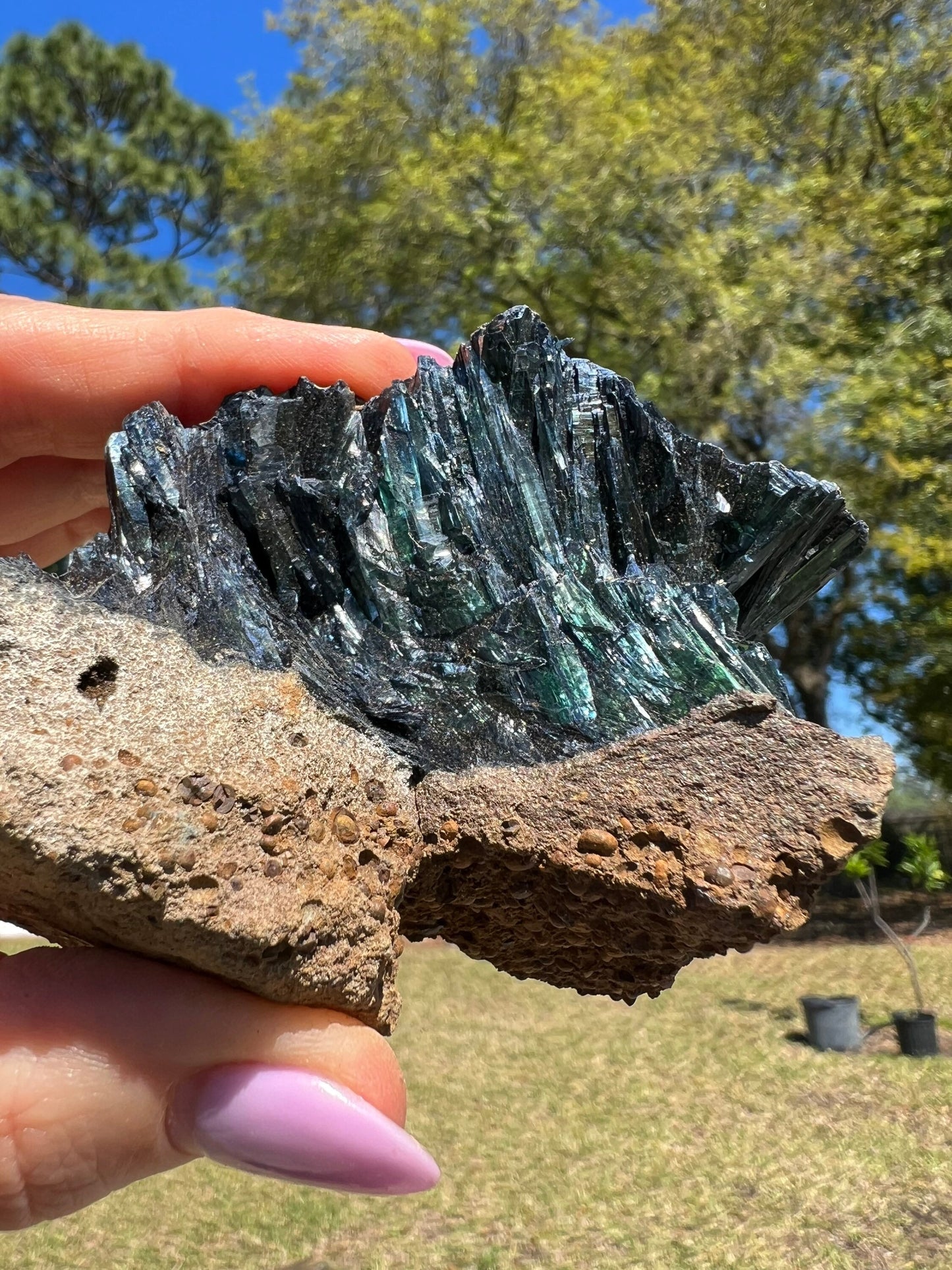 Vivianite cluster 238 grams