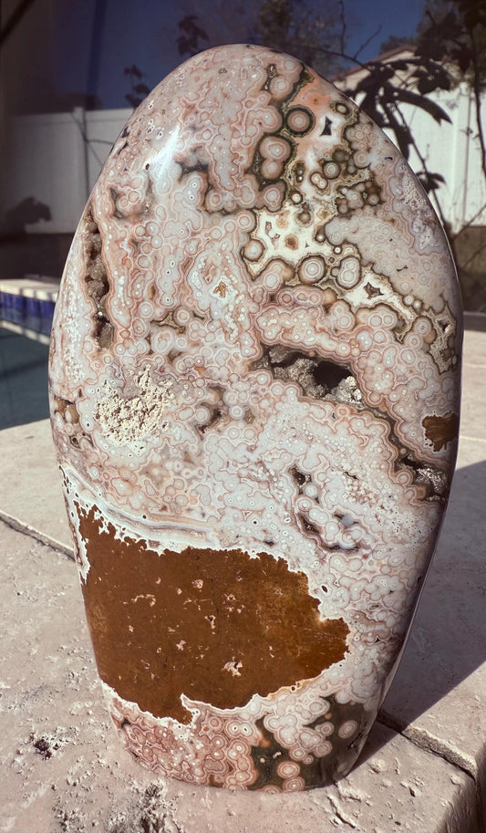 ocean jasper weight is 2pounds 11oz