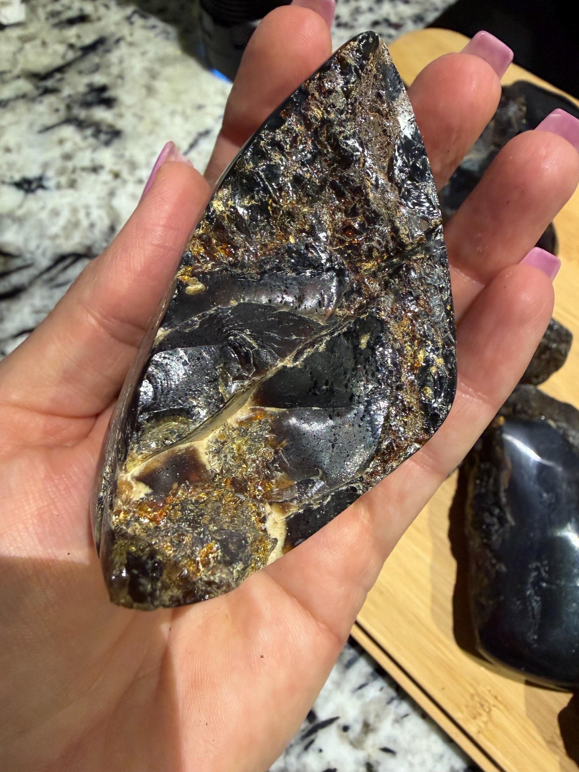 Sumatra Amber you get all 12 clusters total weight is 2pounds.
