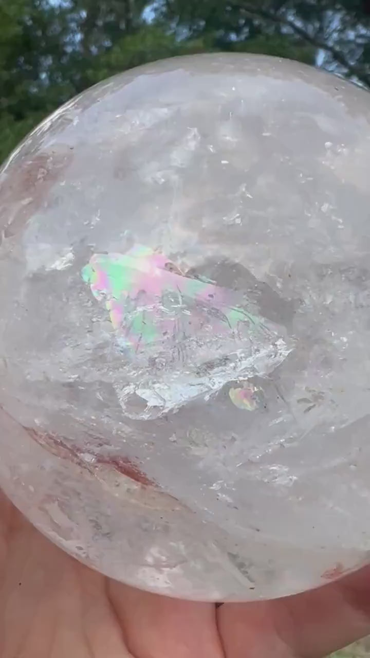 Clear Quartz 91mm sphere