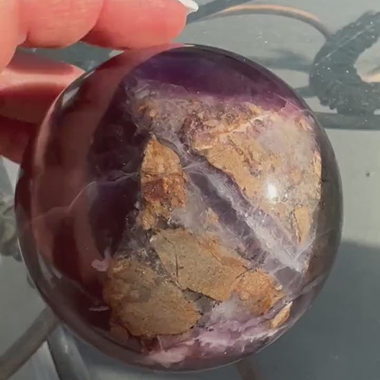 Fluorite 2 spheres total weight 2lbs
