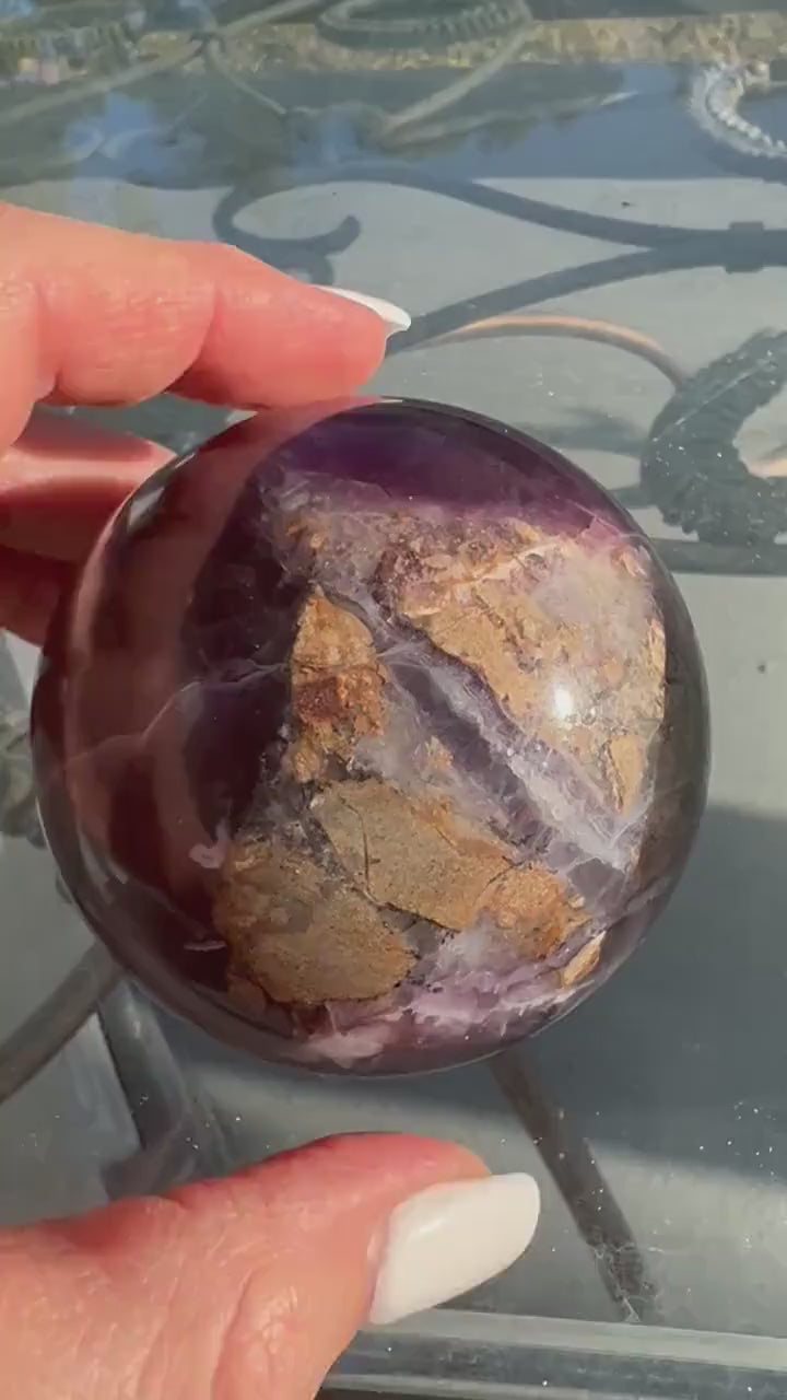 Fluorite 2 spheres total weight 2lbs