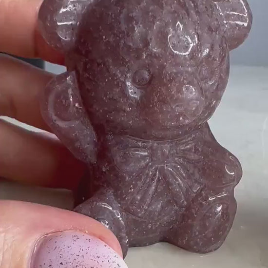 4 crystal bear set total weight 1pound.