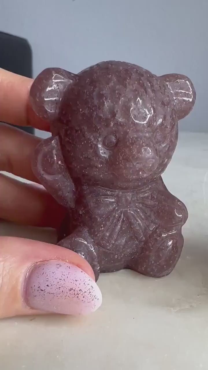 4 crystal bear set total weight 1pound.
