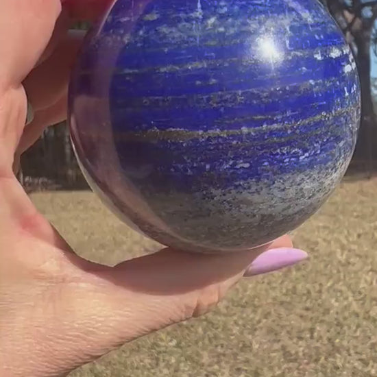 Lapis lazuli 69mm sphere