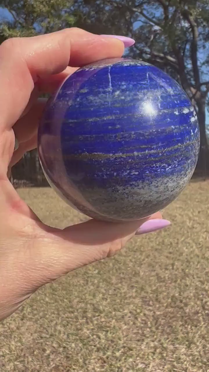 Lapis lazuli 69mm sphere