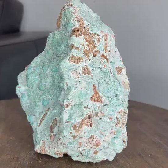 3lb 1oz( 1389g) Natural Hemimorphite Crystal Mineral from Madagascar