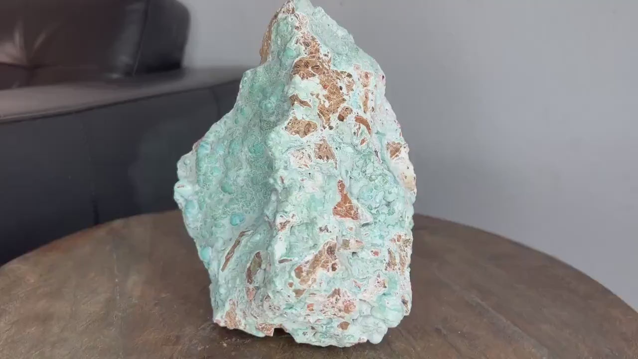 3lb 1oz( 1389g) Natural Hemimorphite Crystal Mineral from Madagascar
