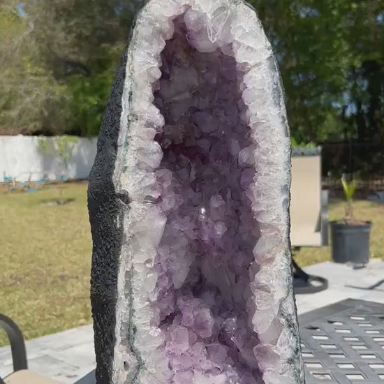 Amethyst cathedral geode 47 pounds.