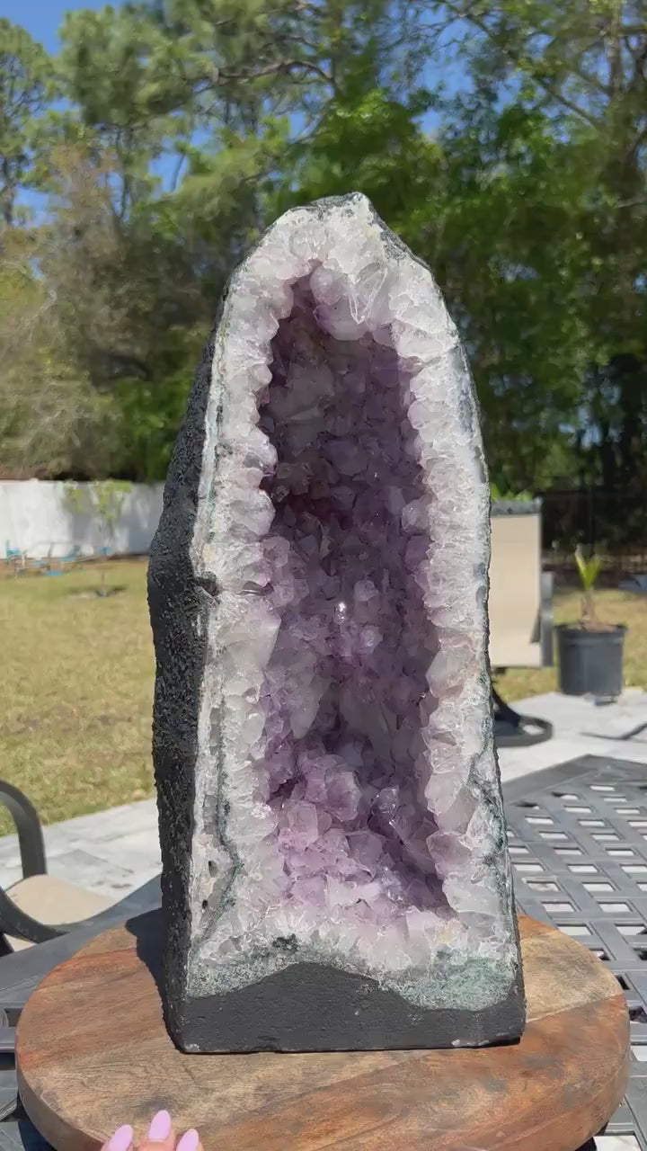 Amethyst cathedral geode 47 pounds.