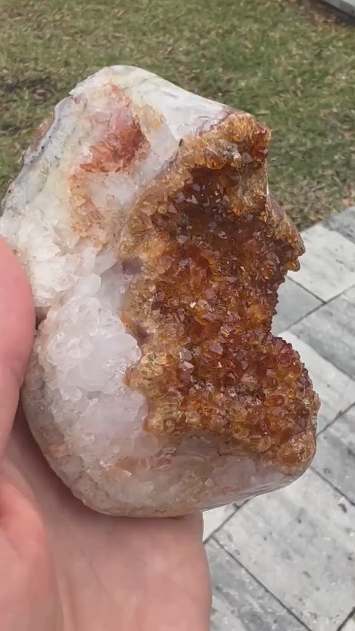 Citrine cluster 1pound 5oz
