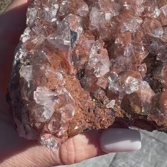 Red diamond calcite. 1pound 4oz