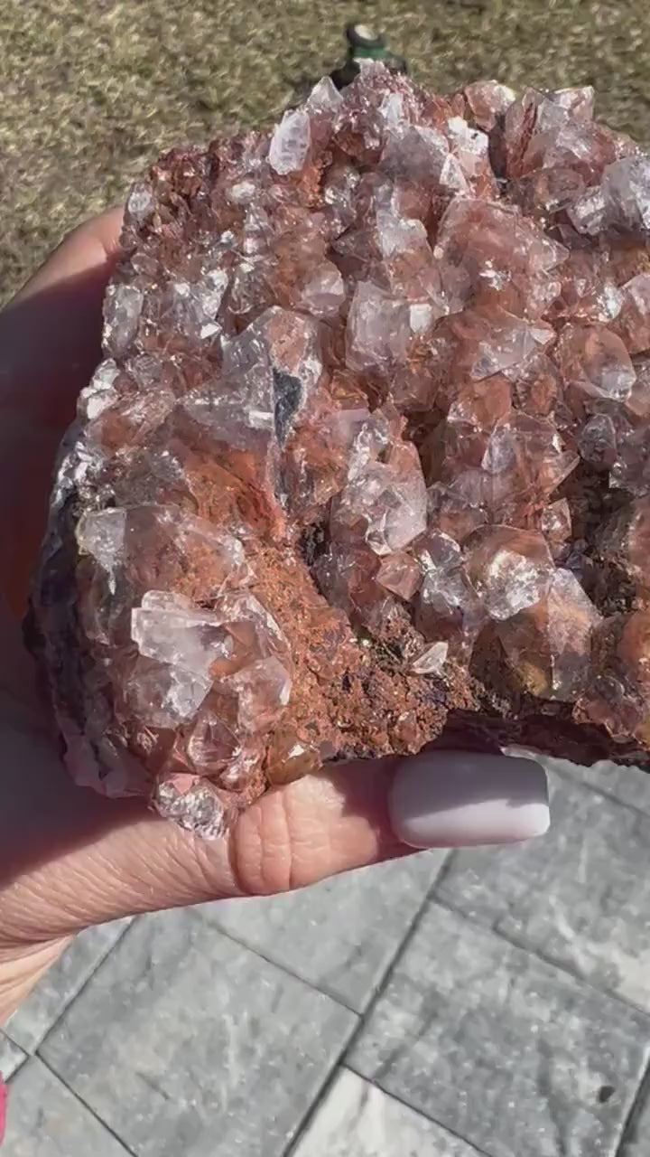 Red diamond calcite. 1pound 4oz