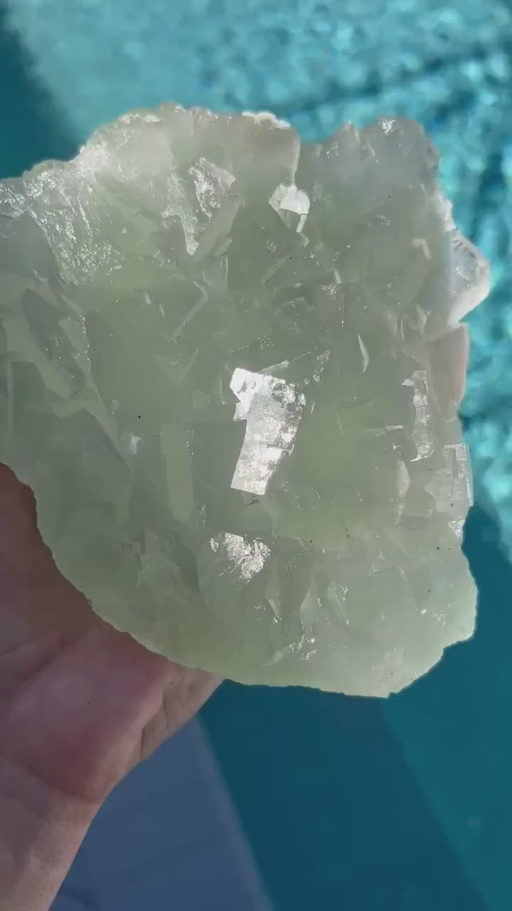 Green cube fluorite 3pounds 1oz