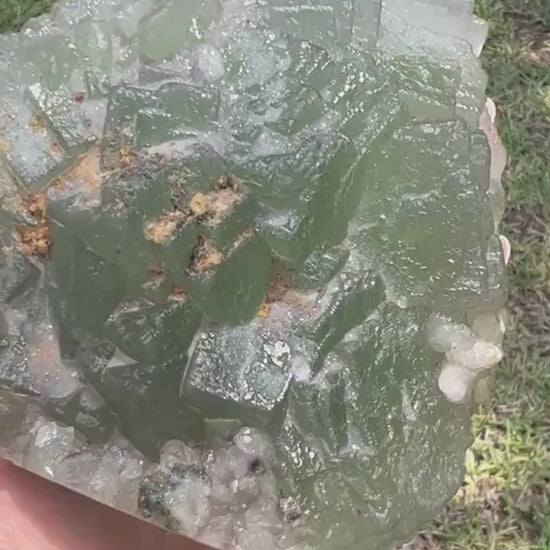Green cube fluorite 2pounds 12oz
