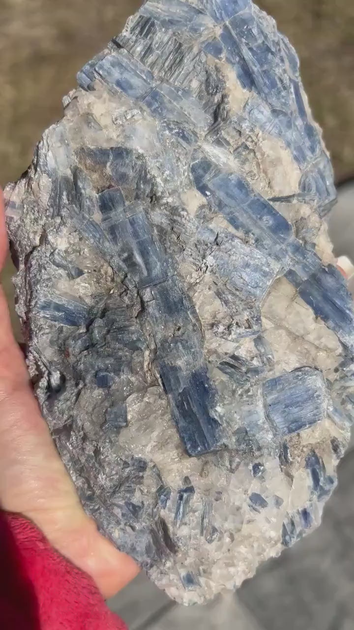 Kyanite with quartz crystal 3 pounds. 9oz
