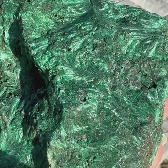 Raw malachite 1lb 10oz