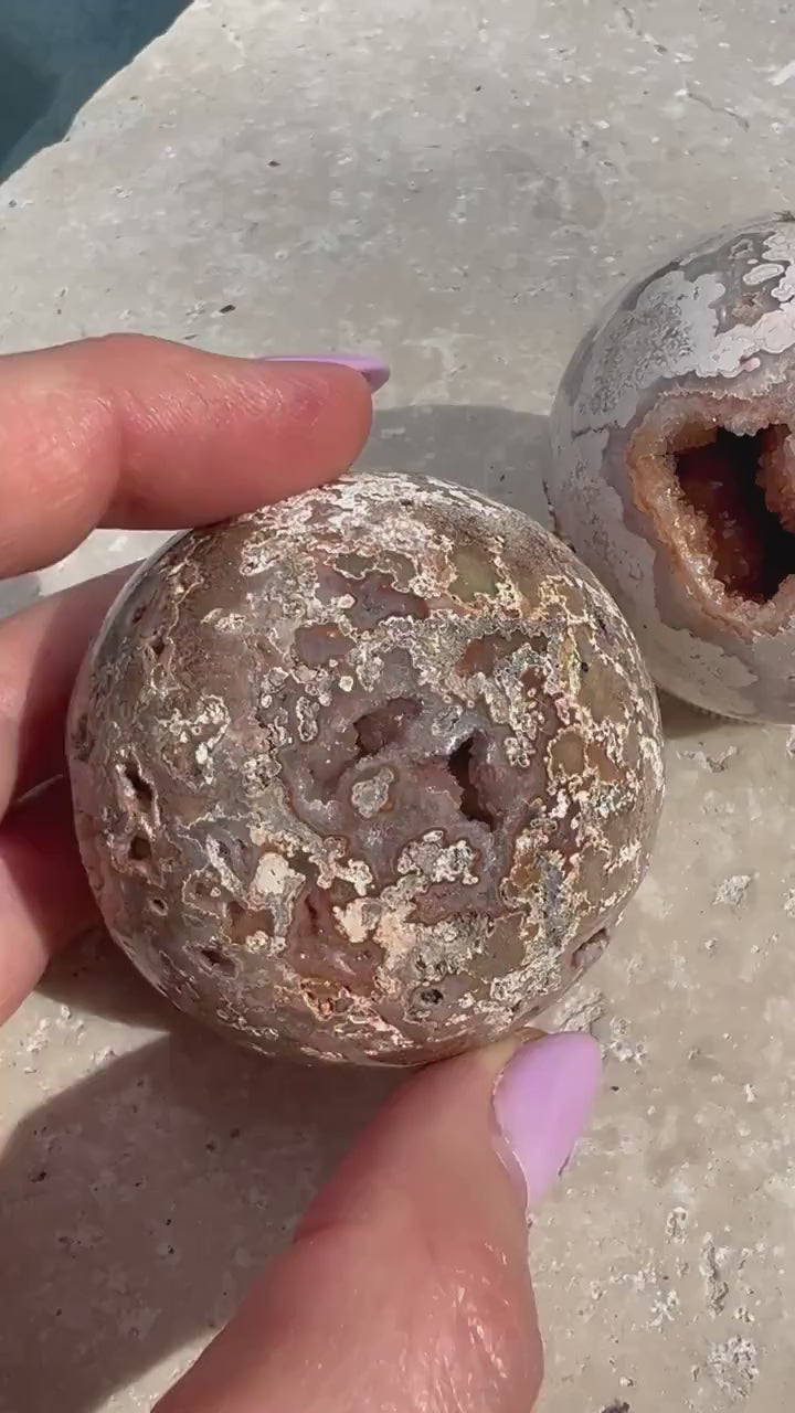 5 crazy lace spheres total weight 2pounds you get all in pictures.