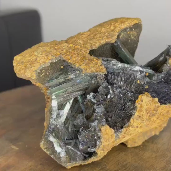 Natural Raw Vivianite Crystal 2lb 15oz from Brazil
