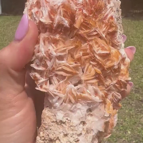 Vanadinite on Baryte 2pounds 6oz
