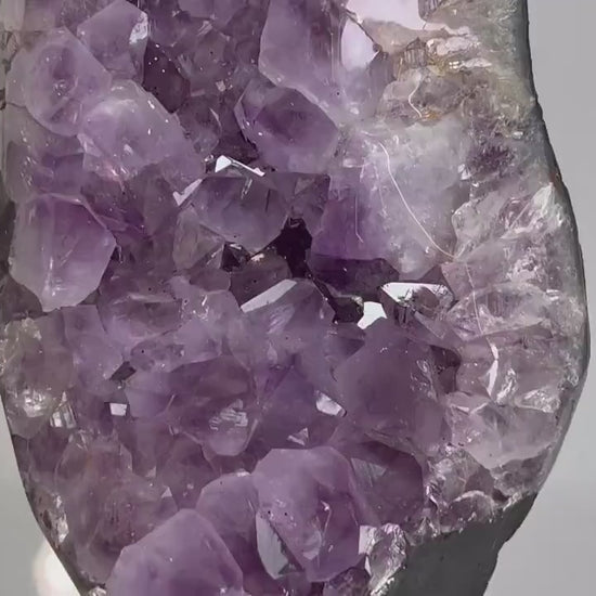 20lb 15oz Amethyst Crystal Cluster from Brazil over 13in tall