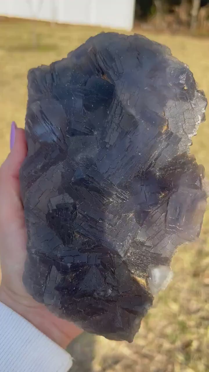 cube fluorite 3 pounds 8oz
