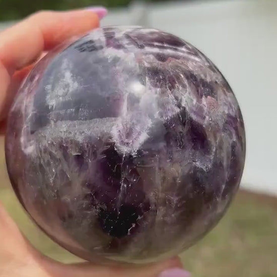 Dream amethyst 89mm sphere