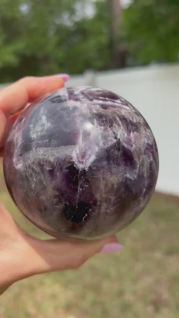 Dream amethyst 89mm sphere