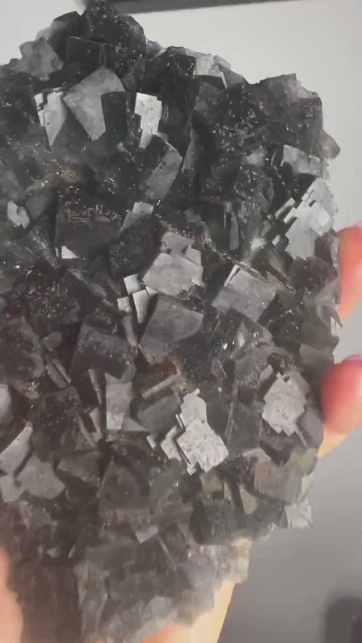 Dark green/ cube fluorite 1 pound 5oz