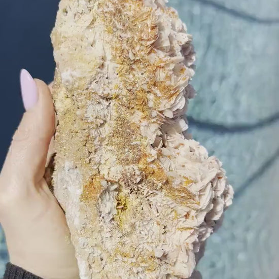Vanadinite crystals on Baryte 5 pounds 14oz cluster.