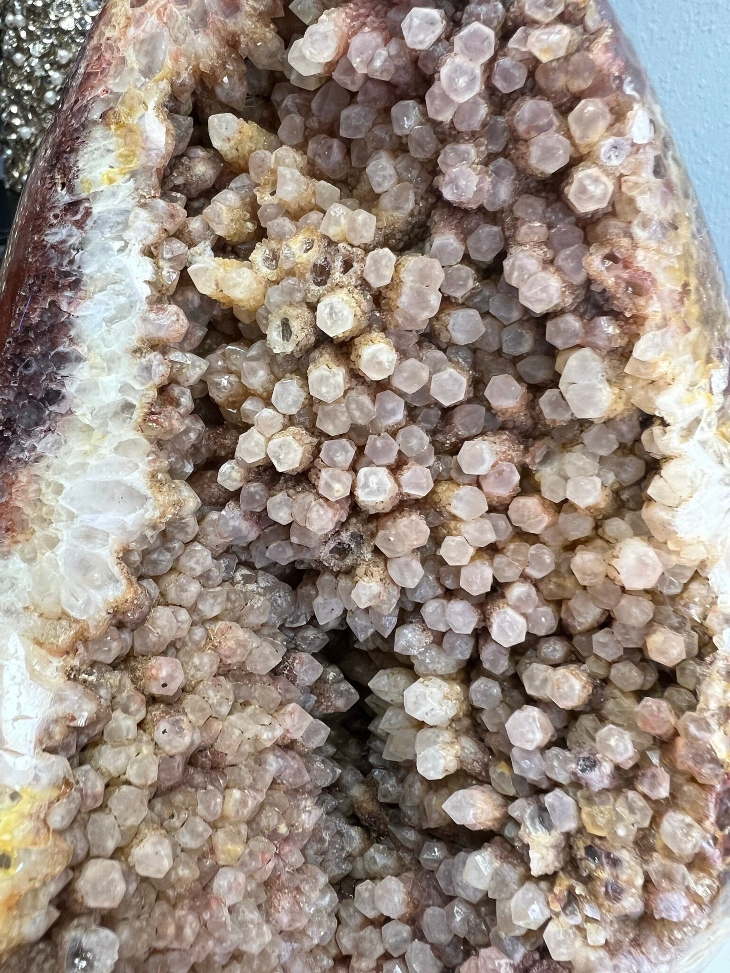 Red Polished Amethyst Free Standing Egg Cave 12.9lbs