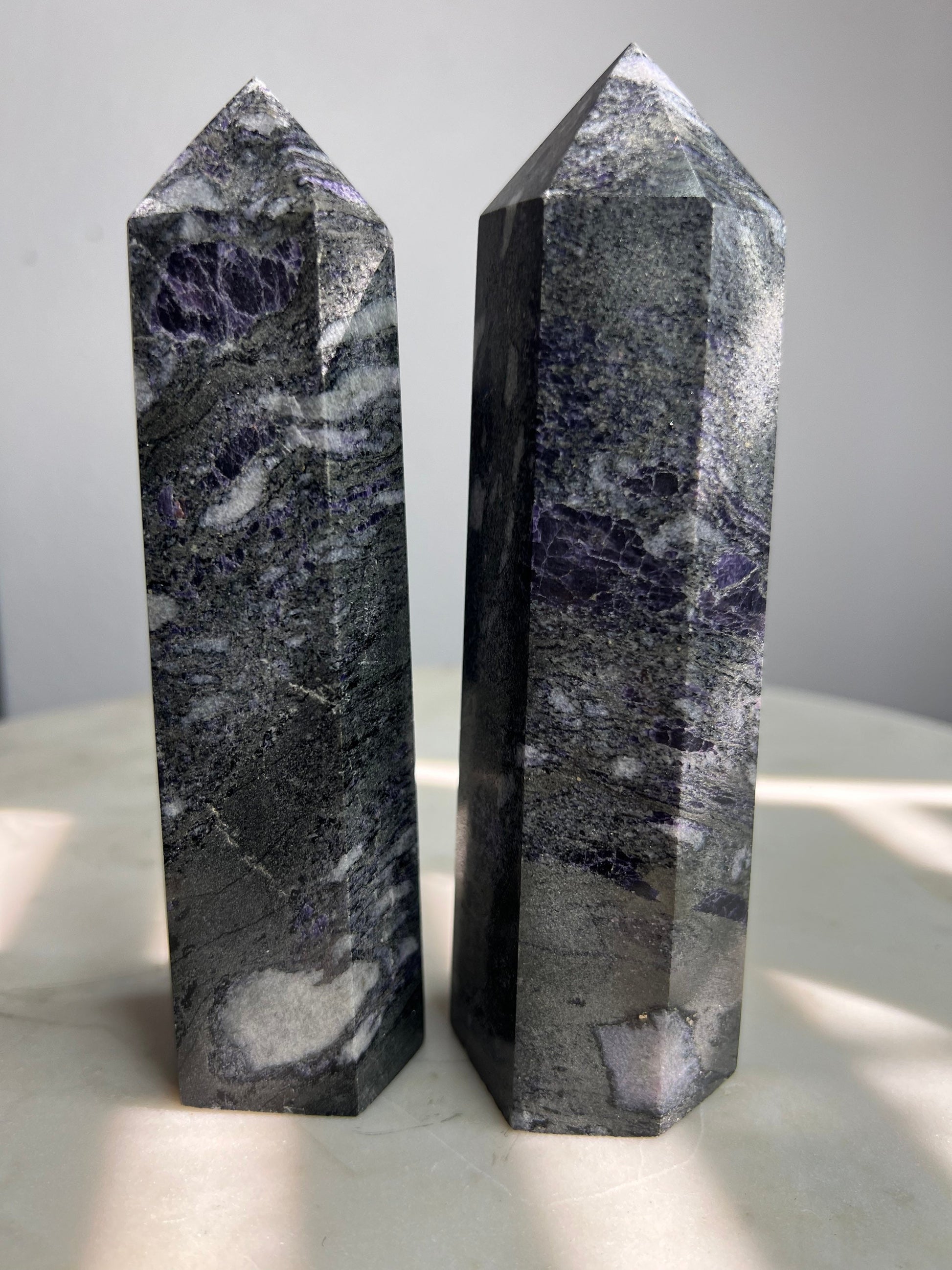Large Sphalerite 2 Towers set