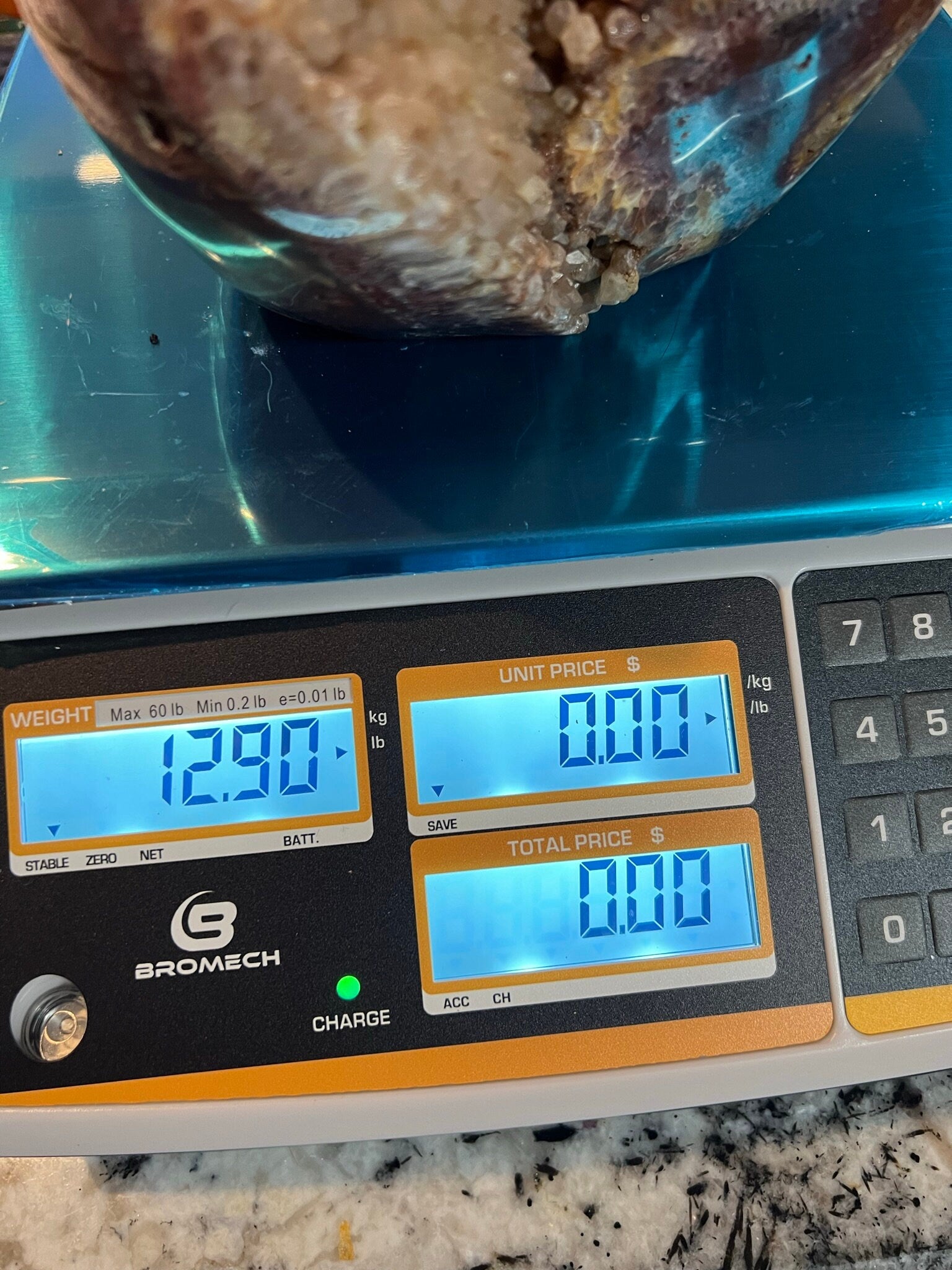 Red Polished Amethyst Free Standing Egg Cave 12.9lbs