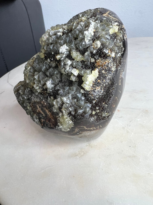 Septarian self stand. 1 pound 10oz.