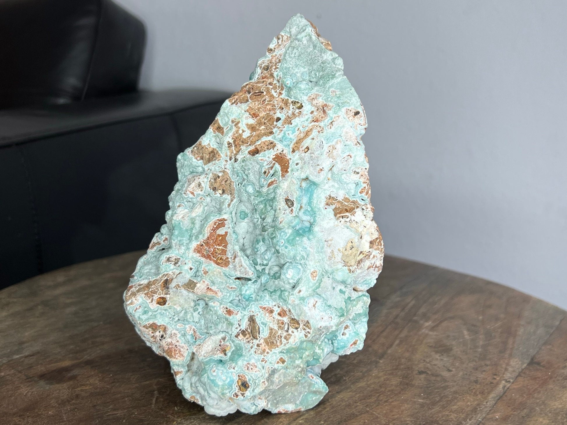 3lb 1oz( 1389g) Natural Hemimorphite Crystal Mineral from Madagascar