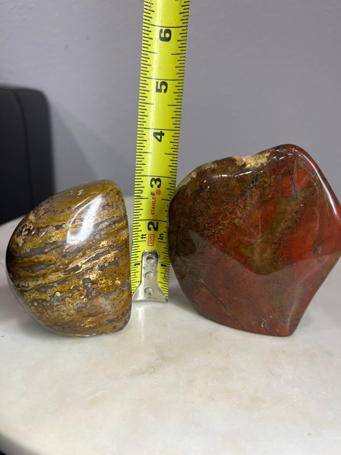 2 Piece Ocean Jasper freeform Crystals total weight is 2pounds.