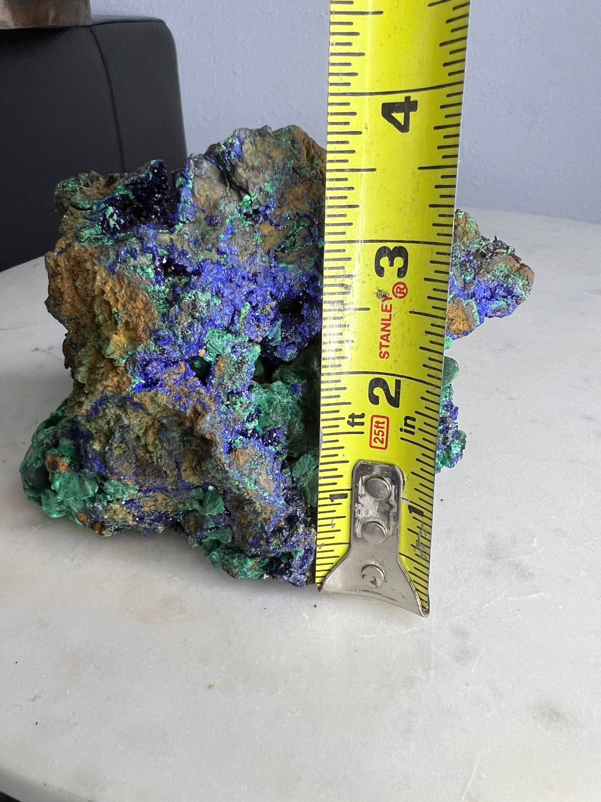 Azurite Malachite 2lbs 2oz raw cluster| Azurite and Malachite Crystal