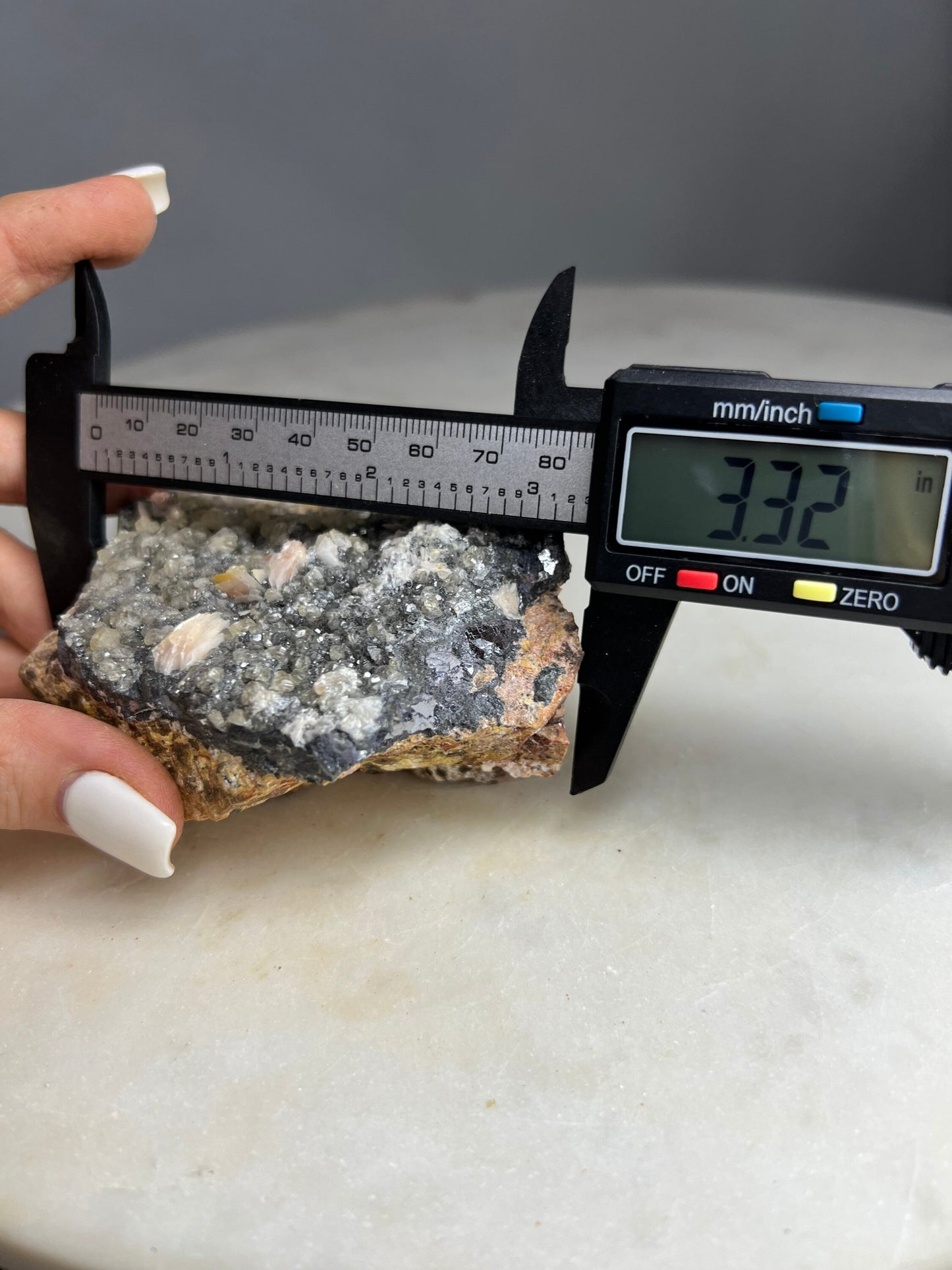 Baryte Cerussite and Galena 1lb from Morocco