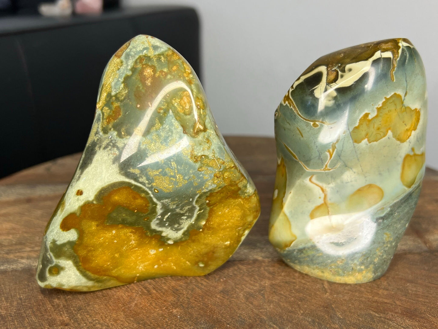 2 Piece polychrome Jasper Freeform Set 2lb 10.8oz