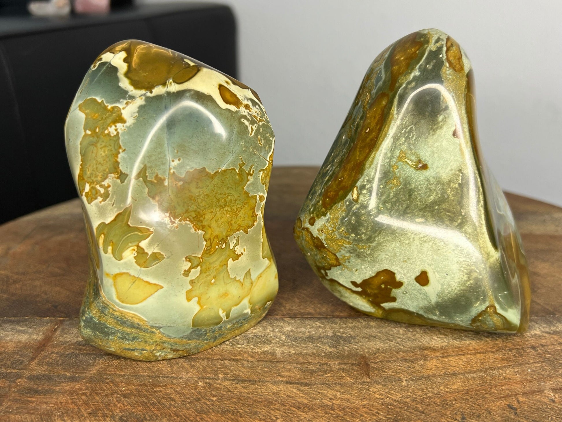 2 Piece polychrome Jasper Freeform Set 2lb 10.8oz