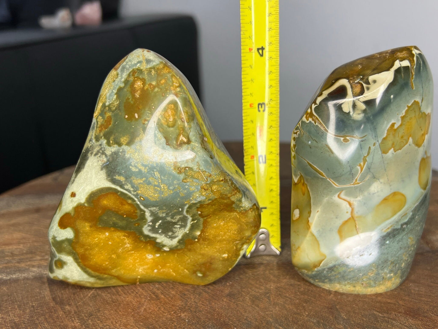2 Piece polychrome Jasper Freeform Set 2lb 10.8oz