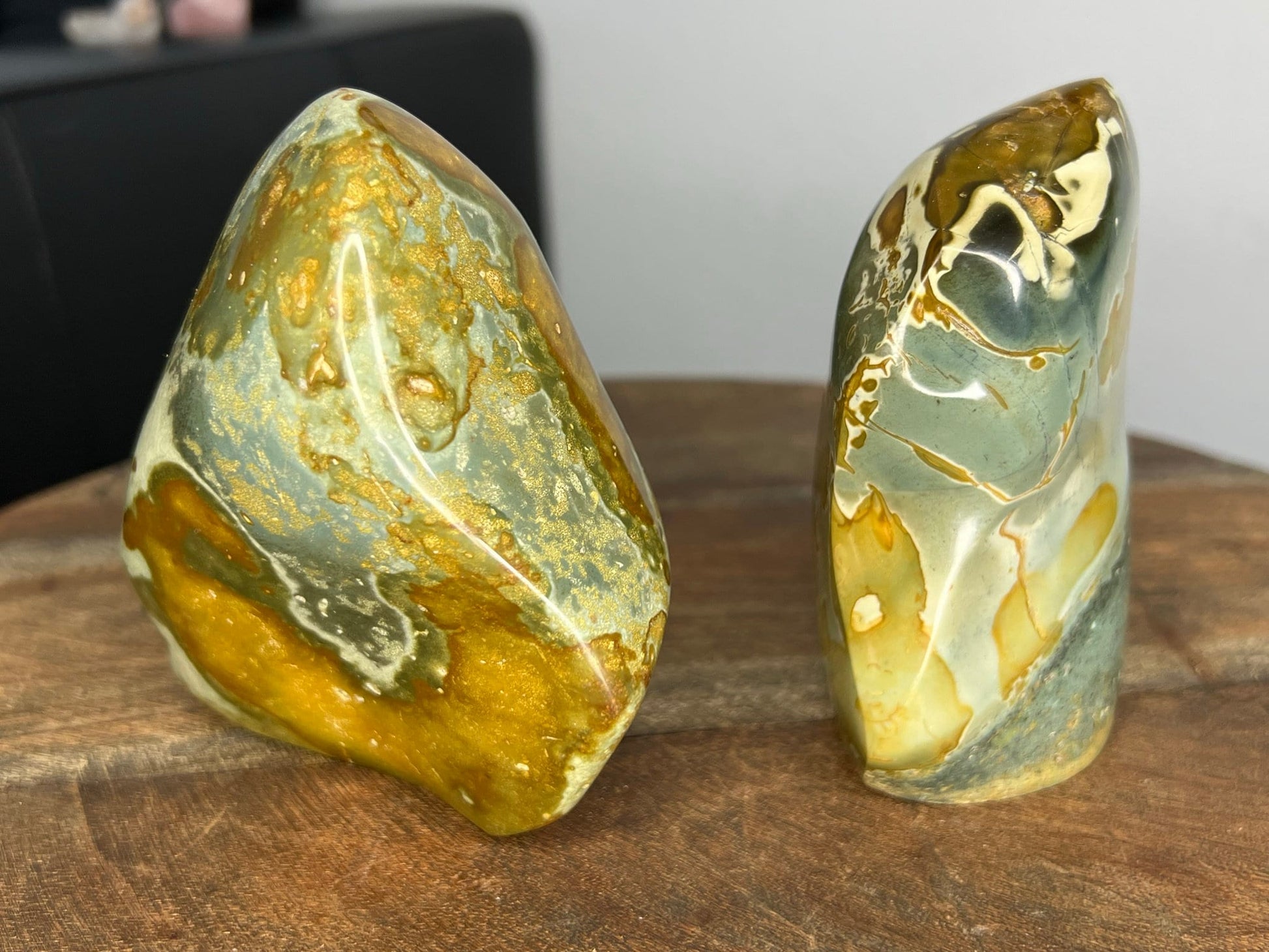 2 Piece polychrome Jasper Freeform Set 2lb 10.8oz