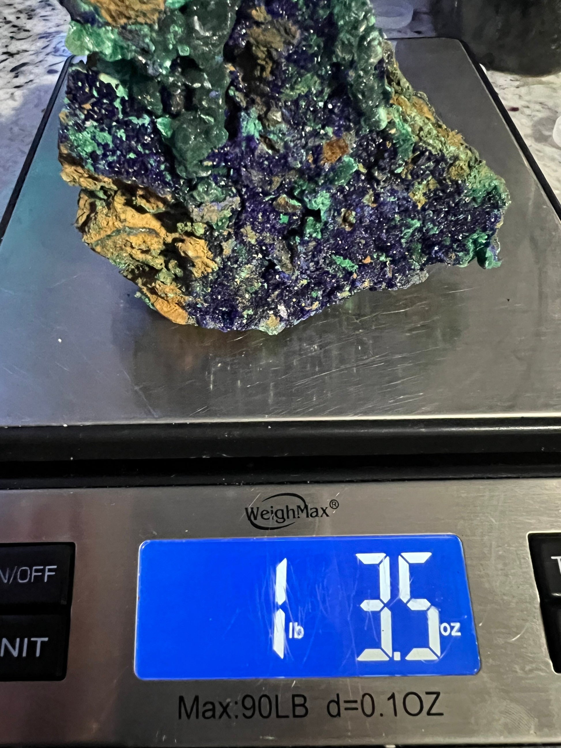 Azurite malachite 1 pound 3oz