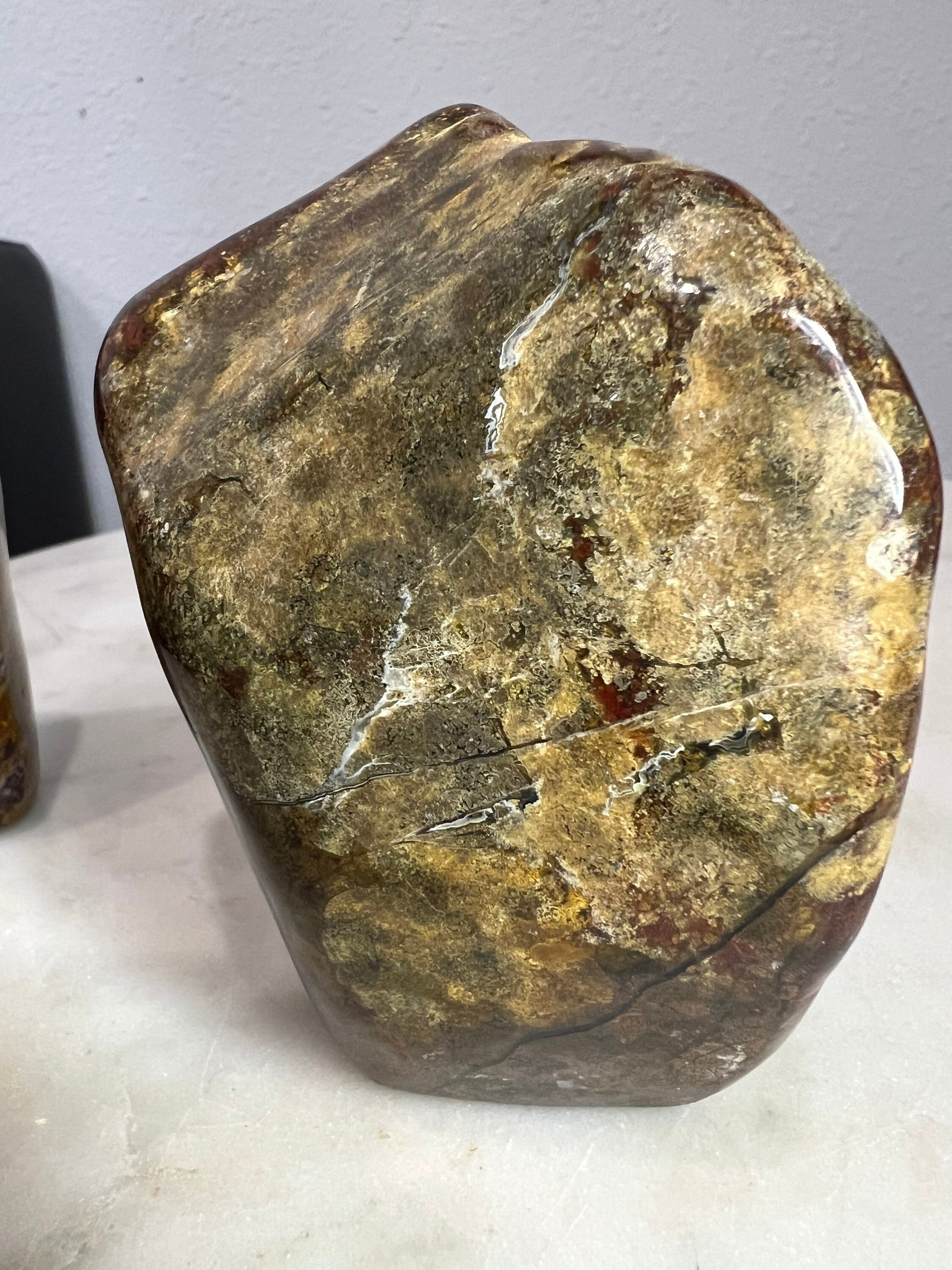 2 Piece Ocean Jasper freeform Crystals total weight is 2pounds.