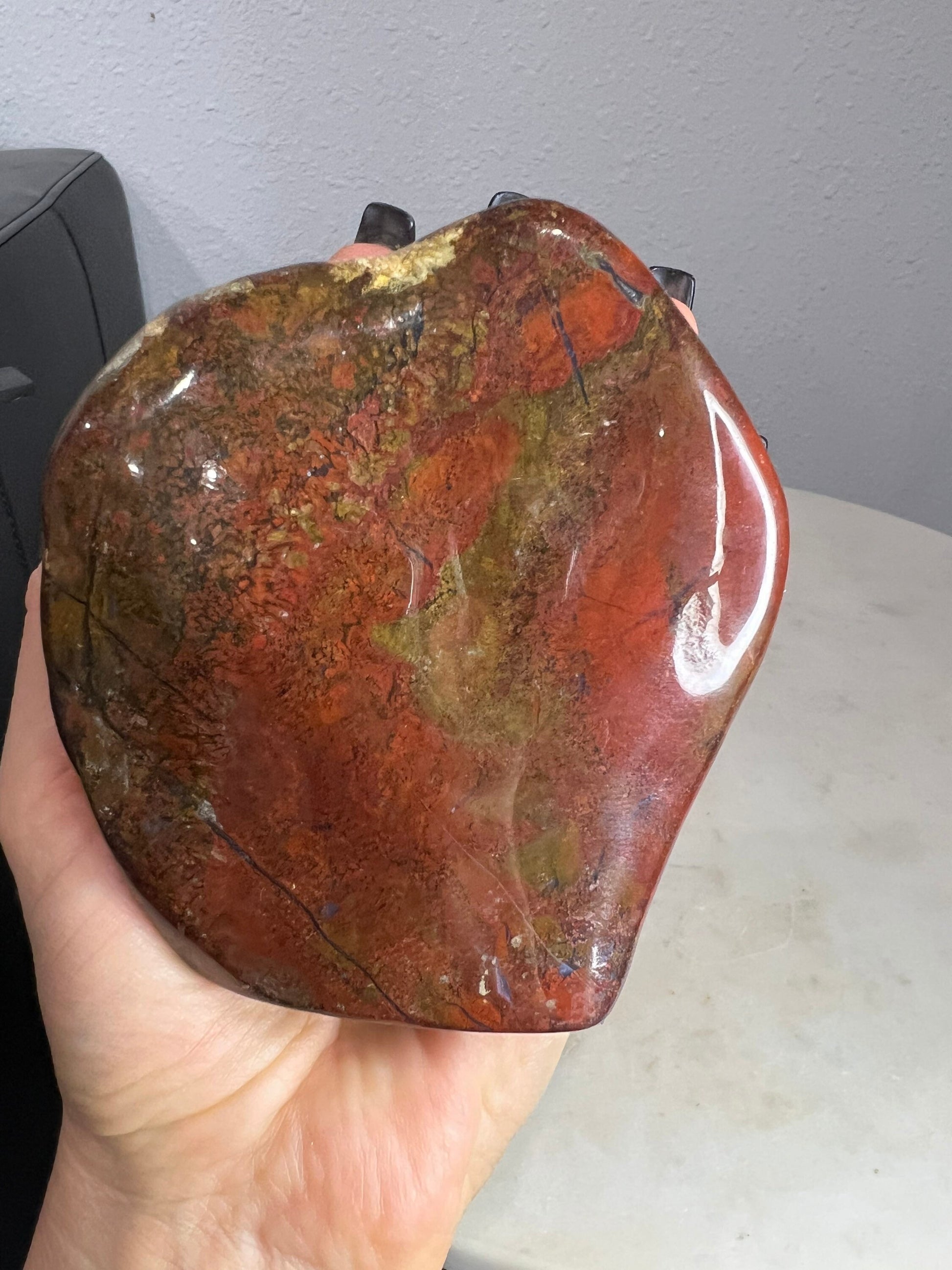 2 Piece Ocean Jasper freeform Crystals total weight is 2pounds.