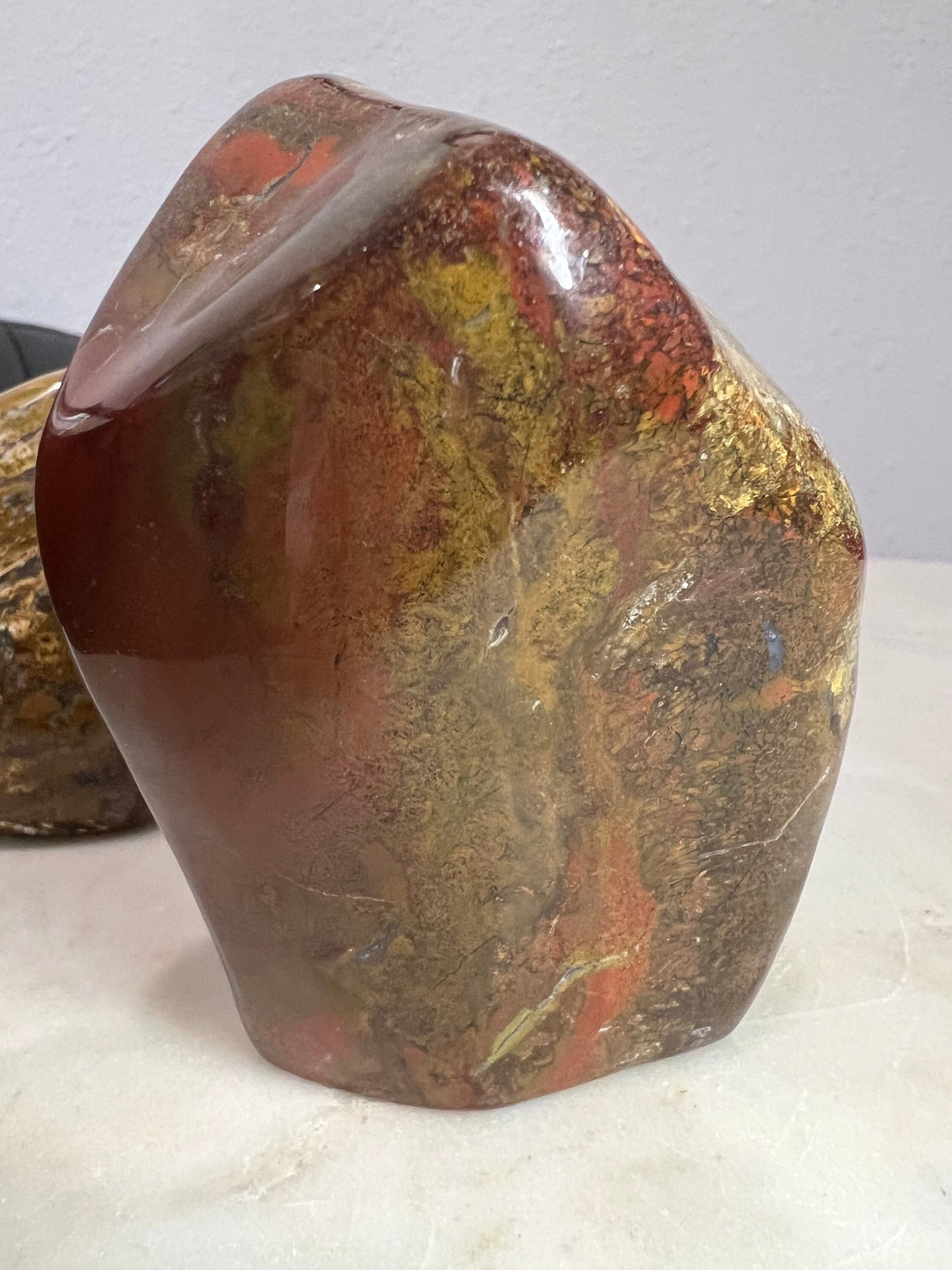 2 Piece Ocean Jasper freeform Crystals total weight is 2pounds.